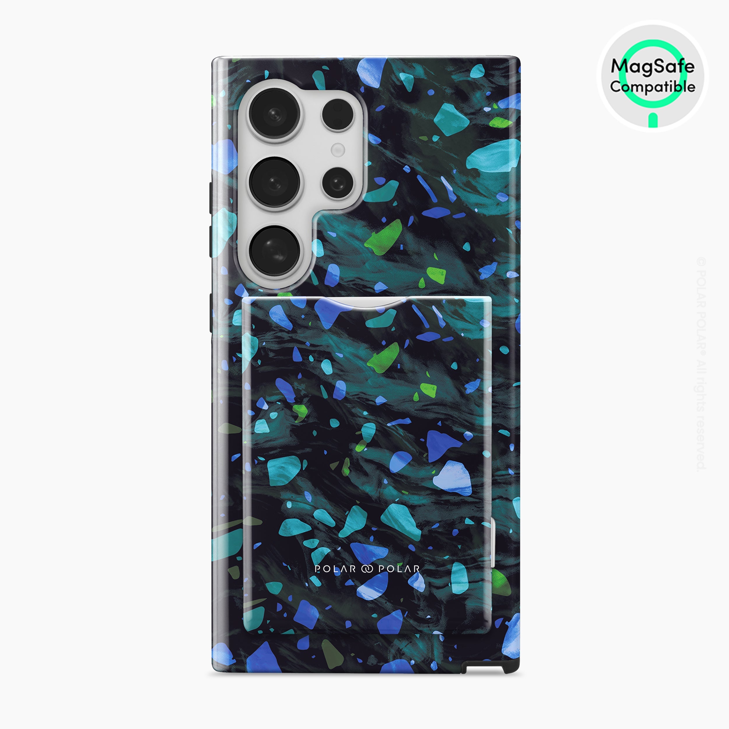 Ocean Terrazzo Gem MagSafe Wallet