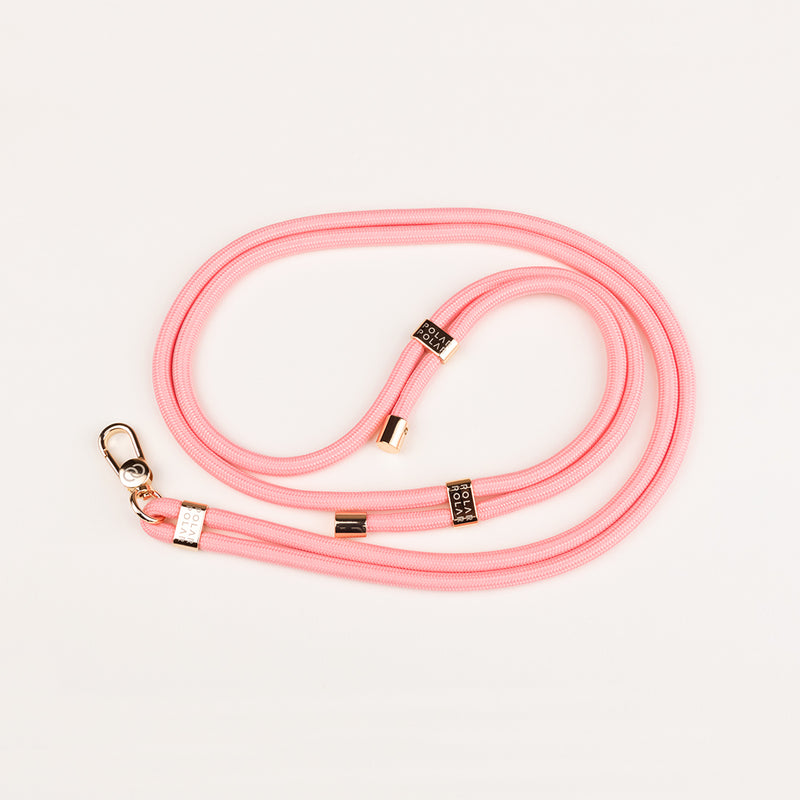 Pink Crossbody Phone Strap with Card