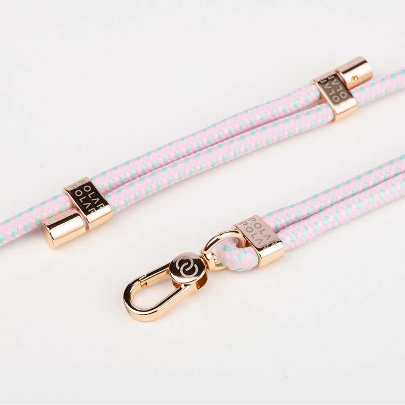 Pink Lake Crossbody Phone Strap with Card