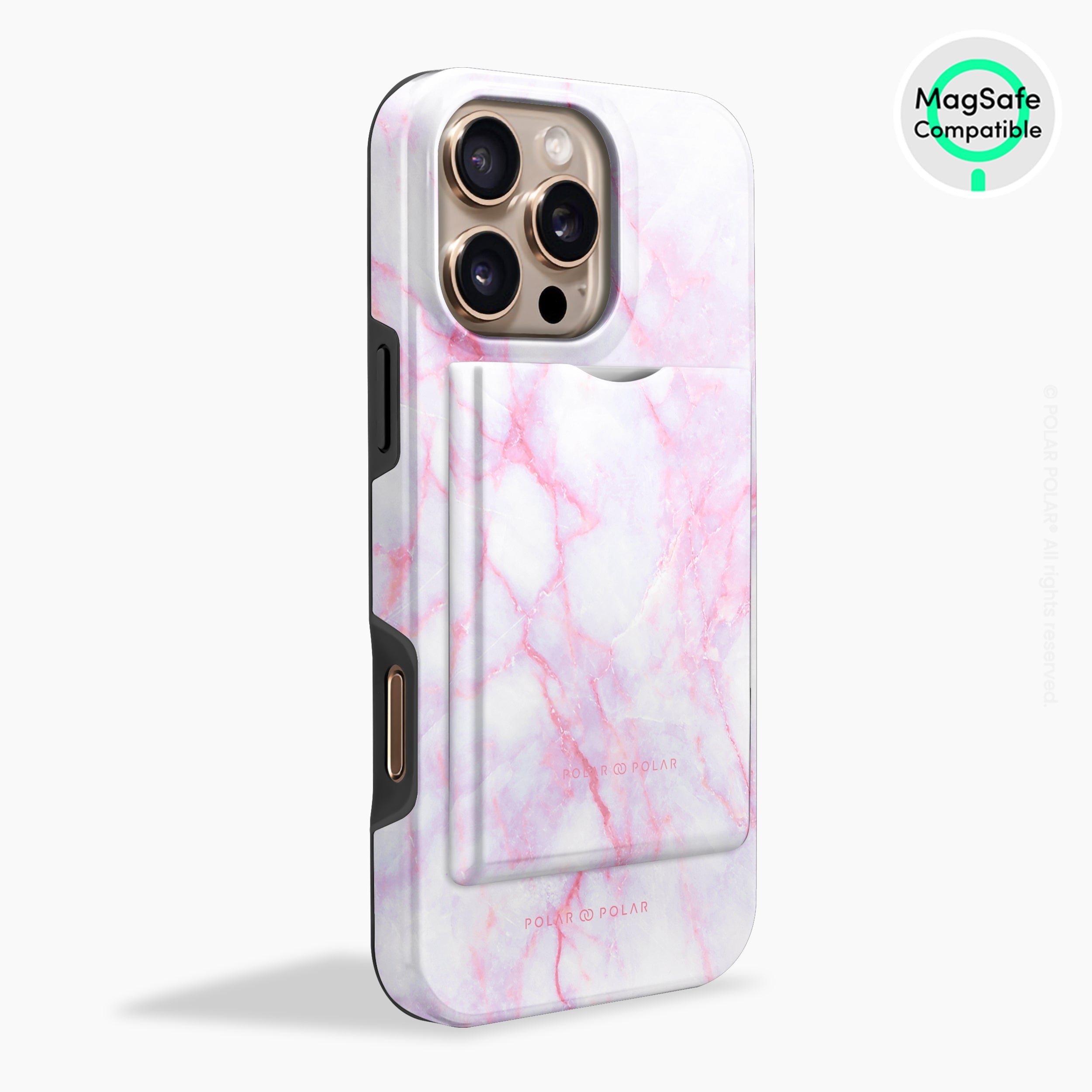 Pink White MagSafe Wallet