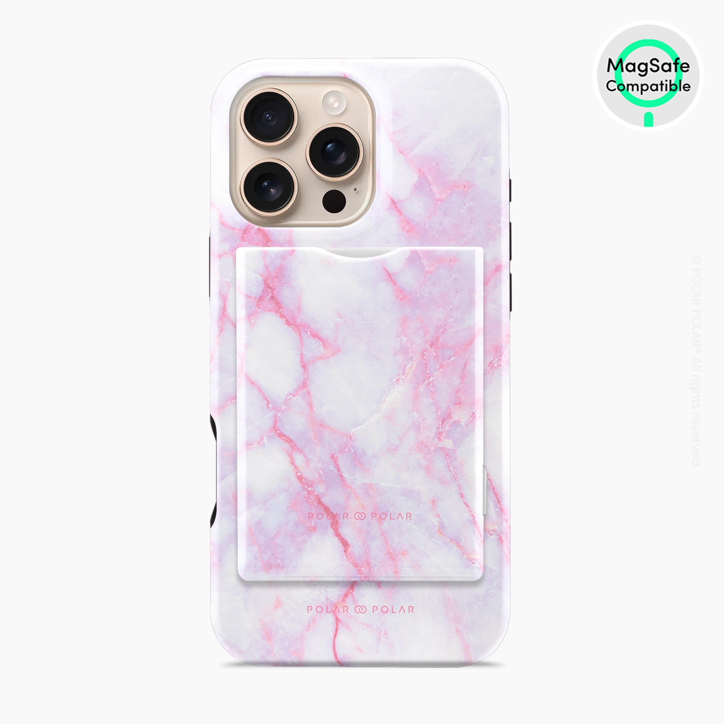 Pink White MagSafe Wallet