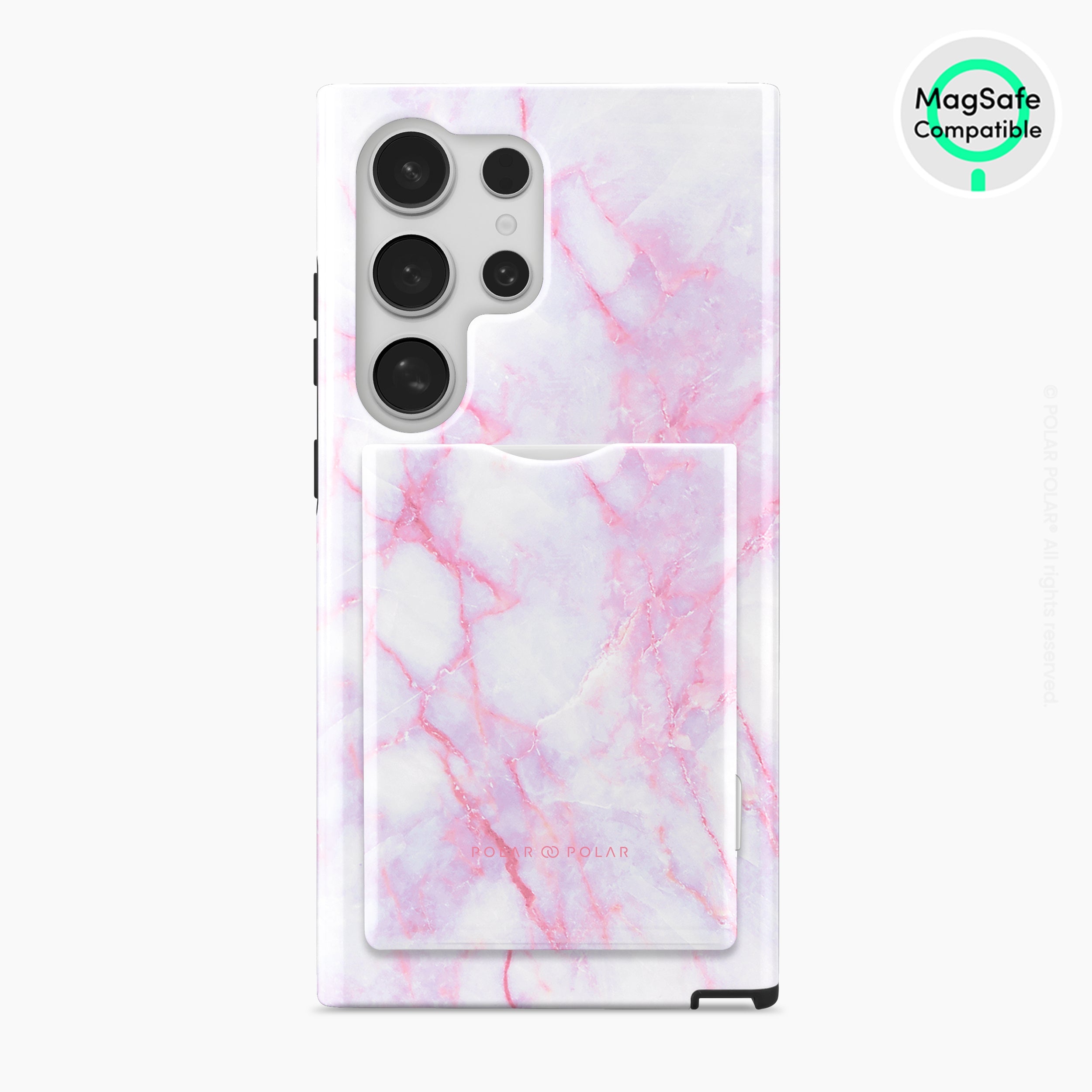 Pink White MagSafe Wallet