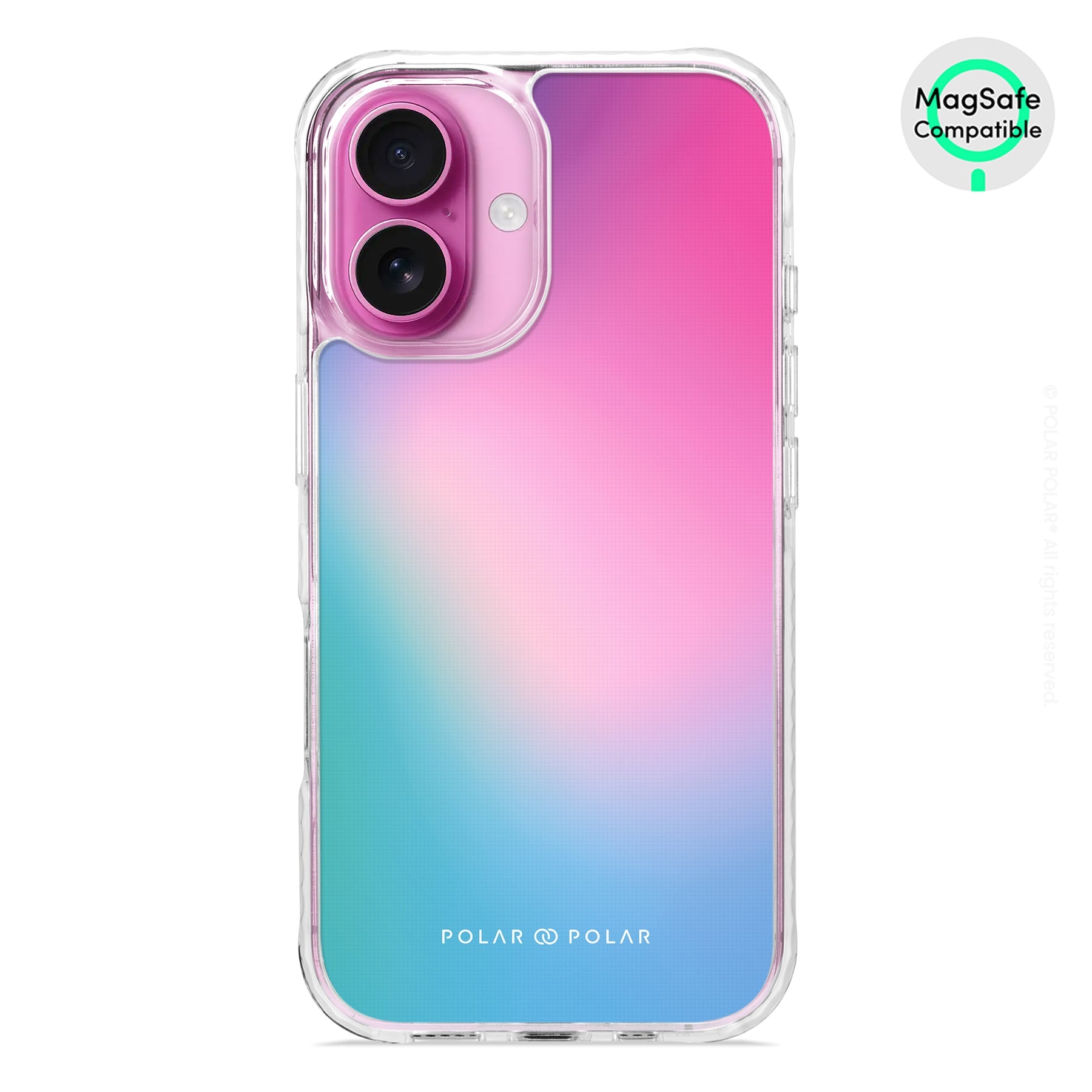 Polar Light - iPhone 16 Clear Bumper MagSafe Case