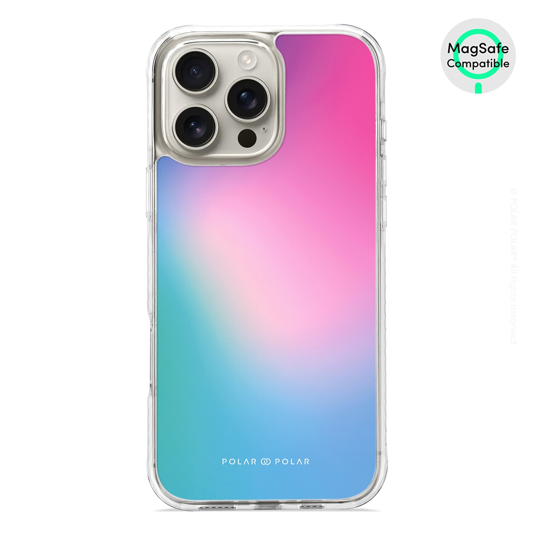 Polar Light - iPhone 16 Pro Max Clear Bumper MagSafe Case