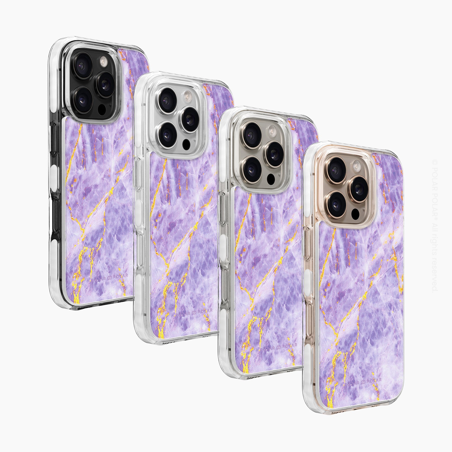 Princess Purple - iPhone 16 Pro Max Clear Bumper MagSafe Case
