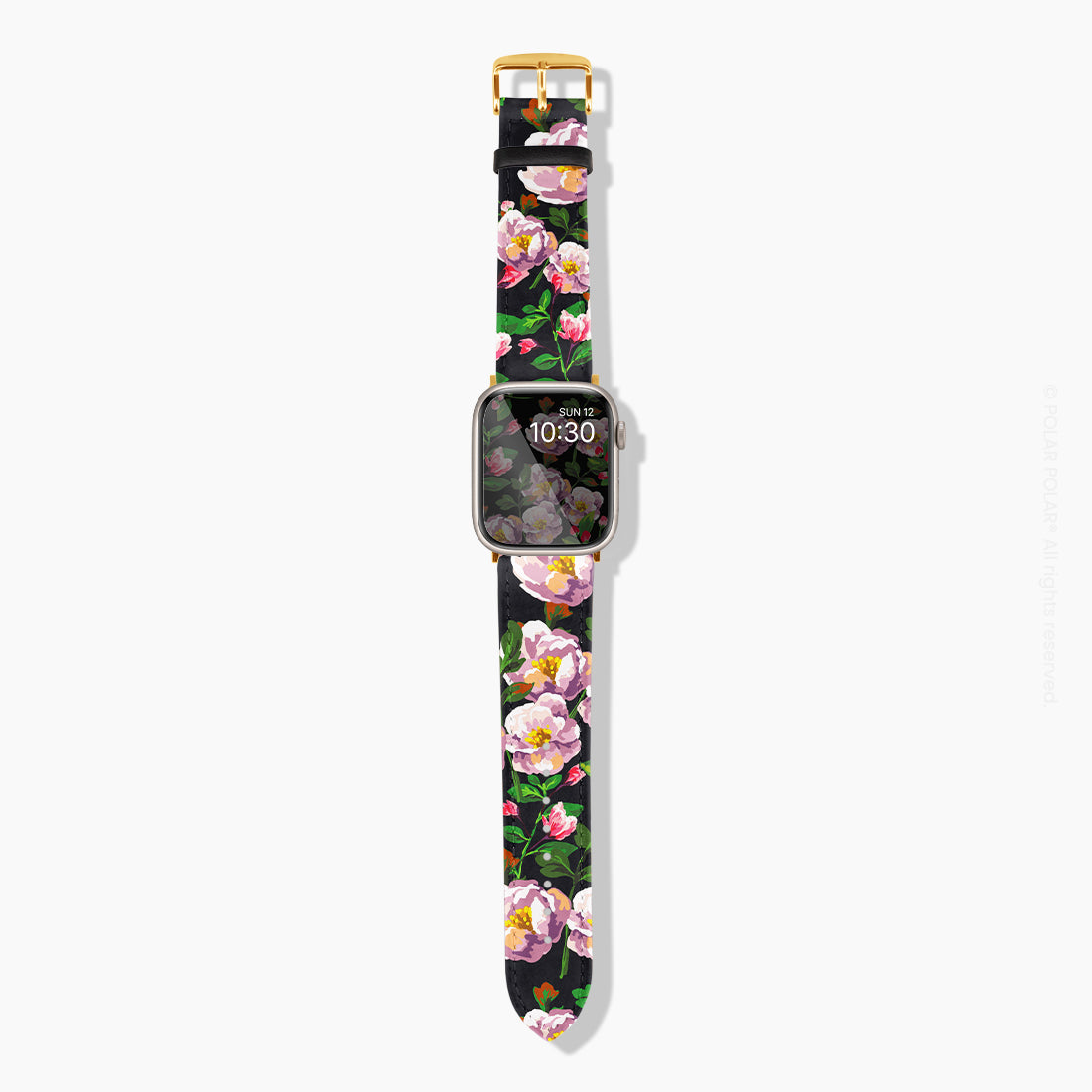 Purple Camellias - Apple Watch Band