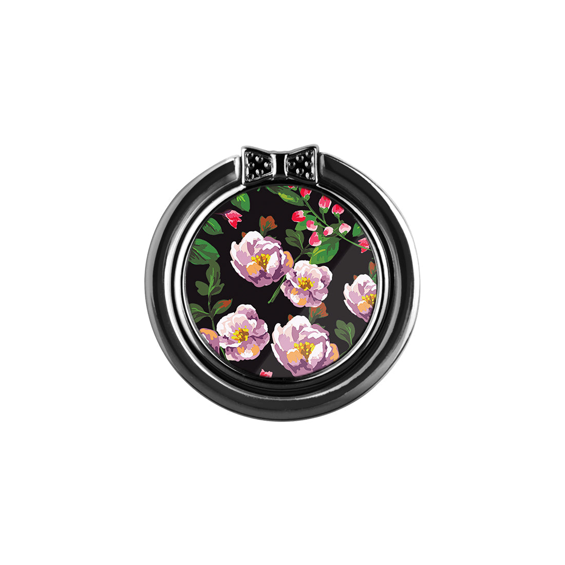 Purple Camellias Adhesive Phone Ring Holder