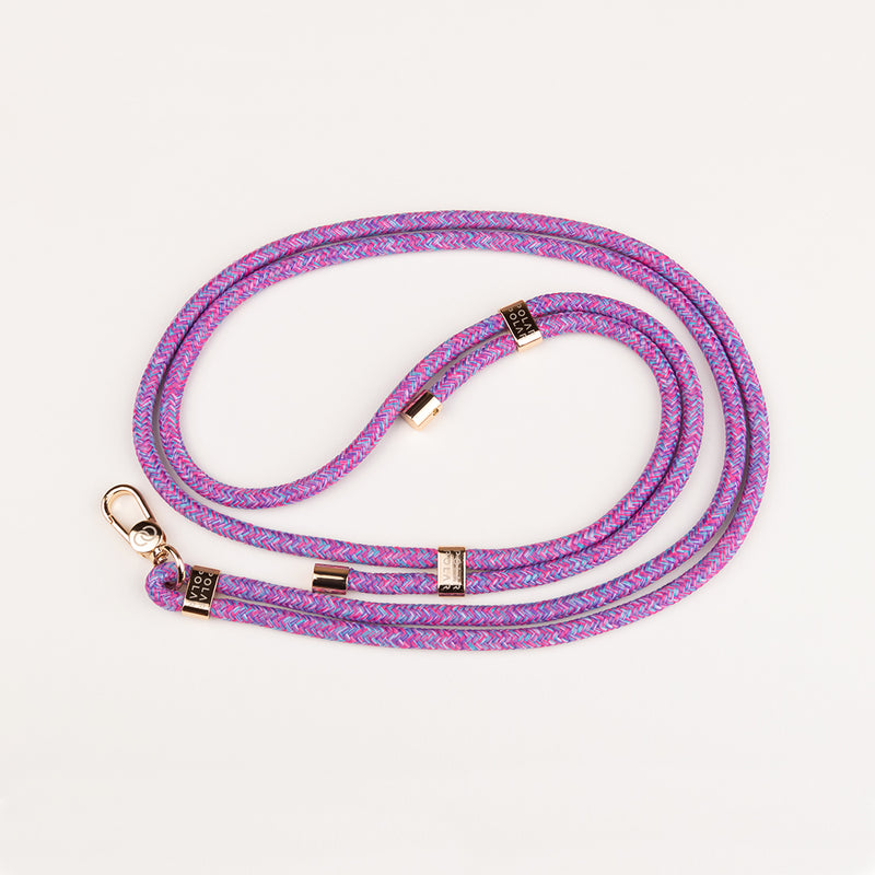 Purple Candy Crossbody Phone Strap with Card