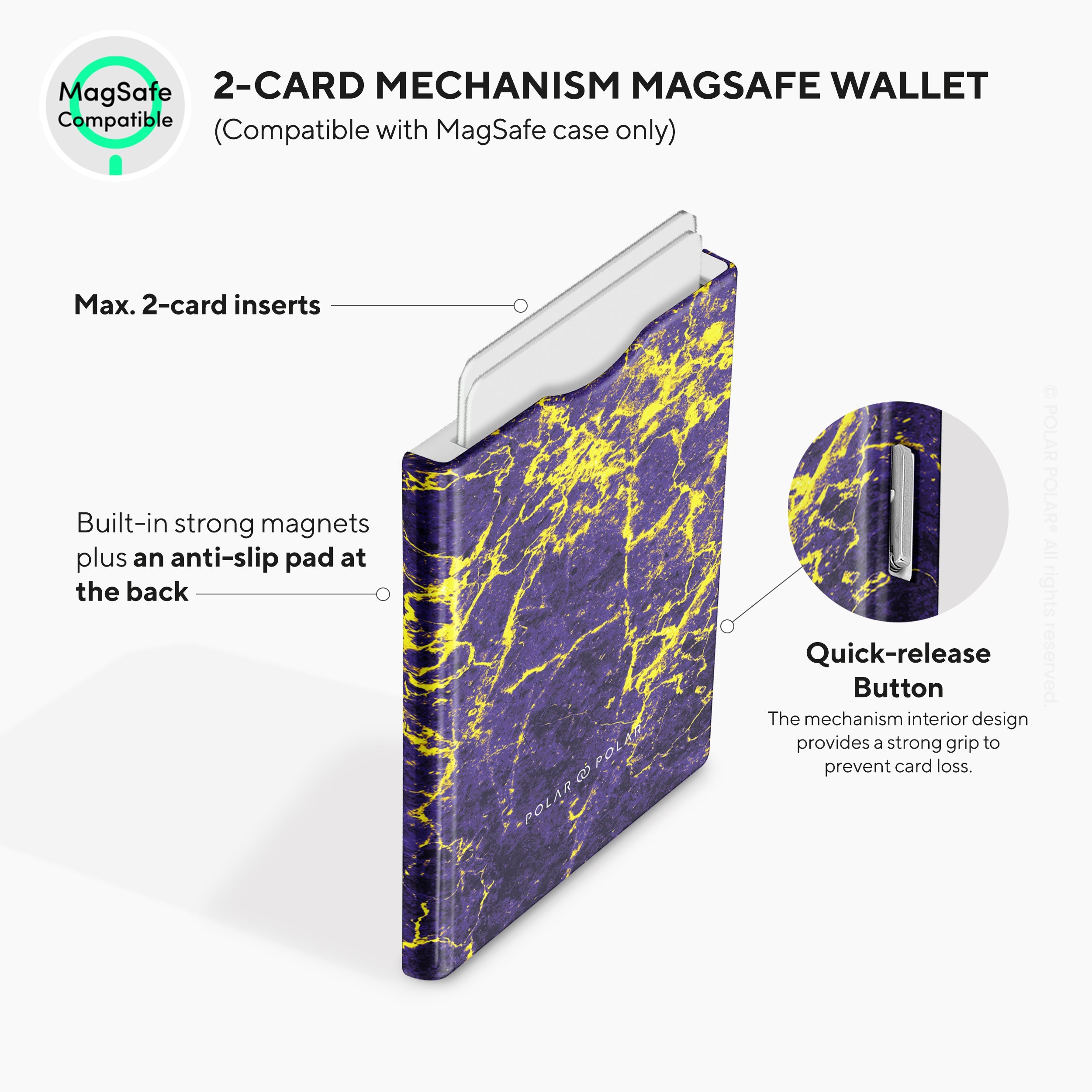 Purple Night MagSafe Wallet