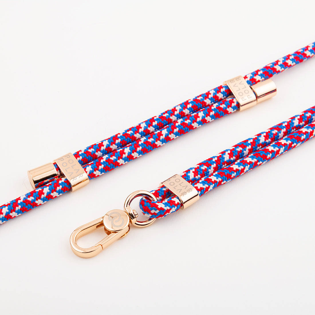 Red-White-Blue Crossbody Phone Strap with Card