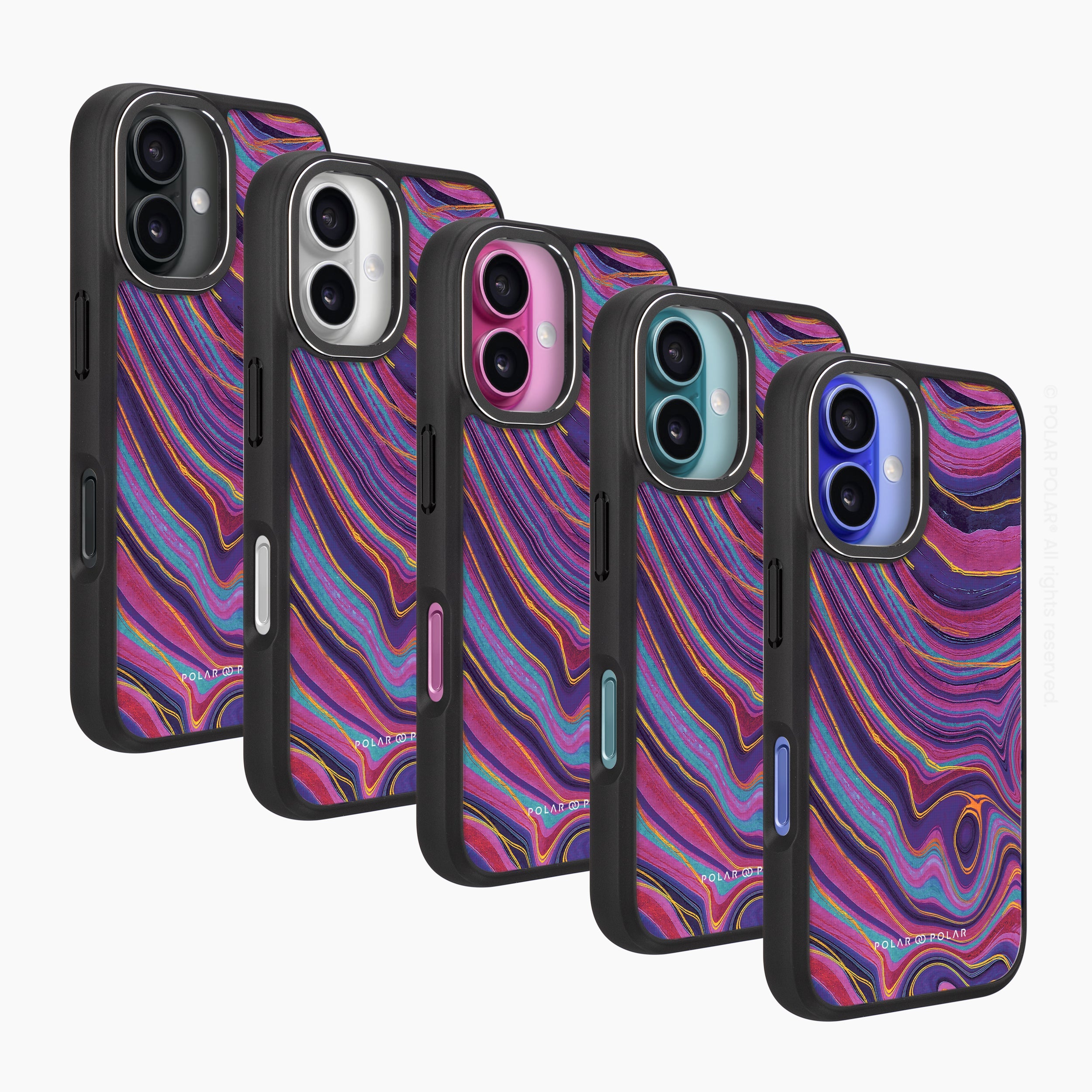 Rhythm in the Desert - iPhone 16 Pro Frosted Black Bumper MagSafe Case