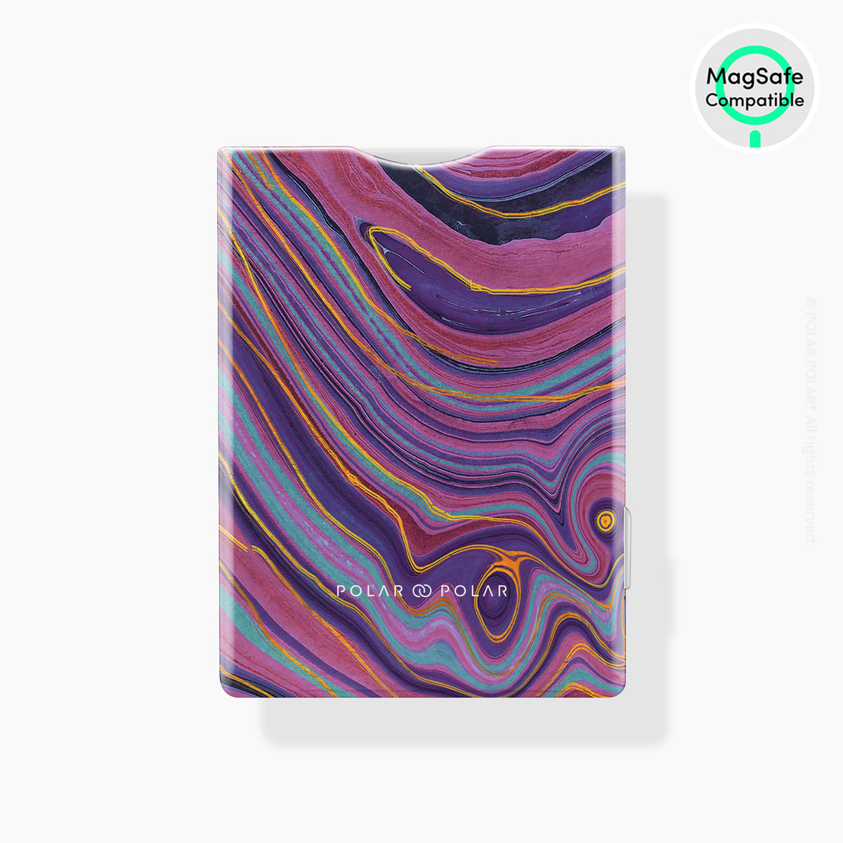 Marble MagSafe Wallet - Rhythm in the Desert - POLAR POLAR