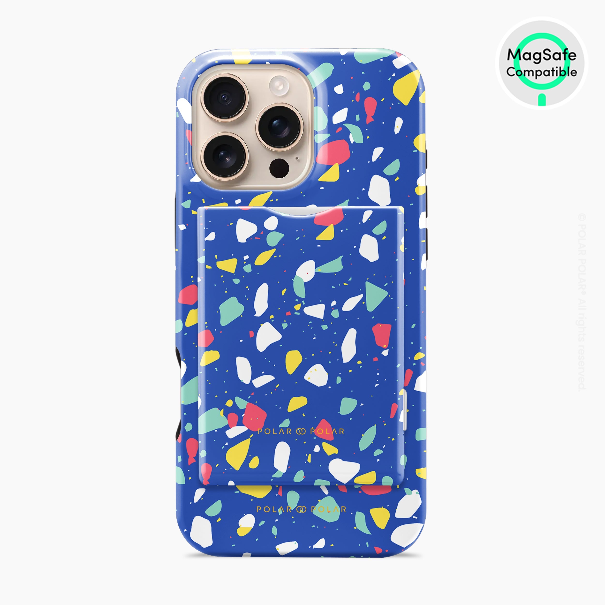 Royal Blue Terrazzo MagSafe Wallet