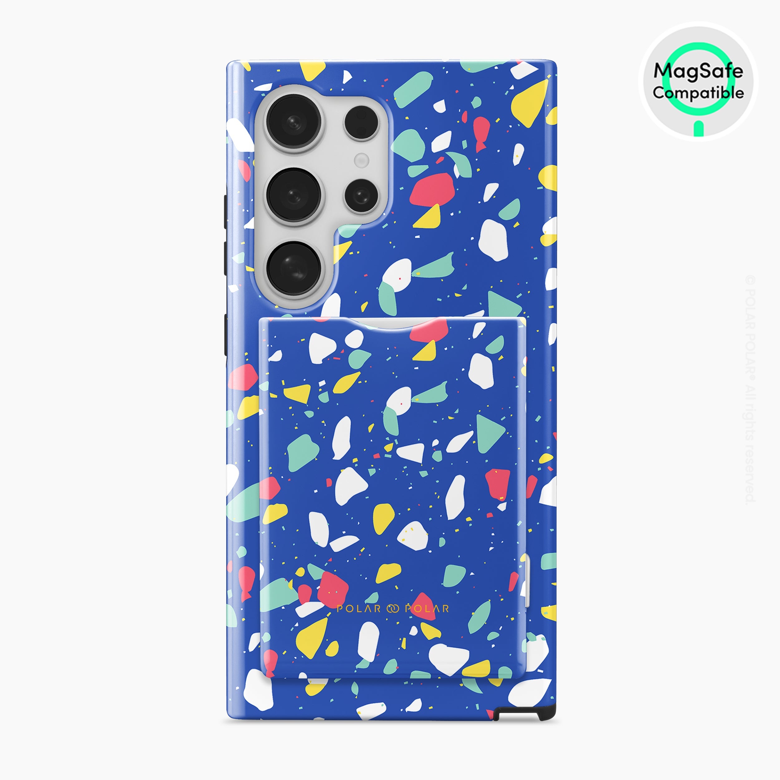 Royal Blue Terrazzo MagSafe Wallet