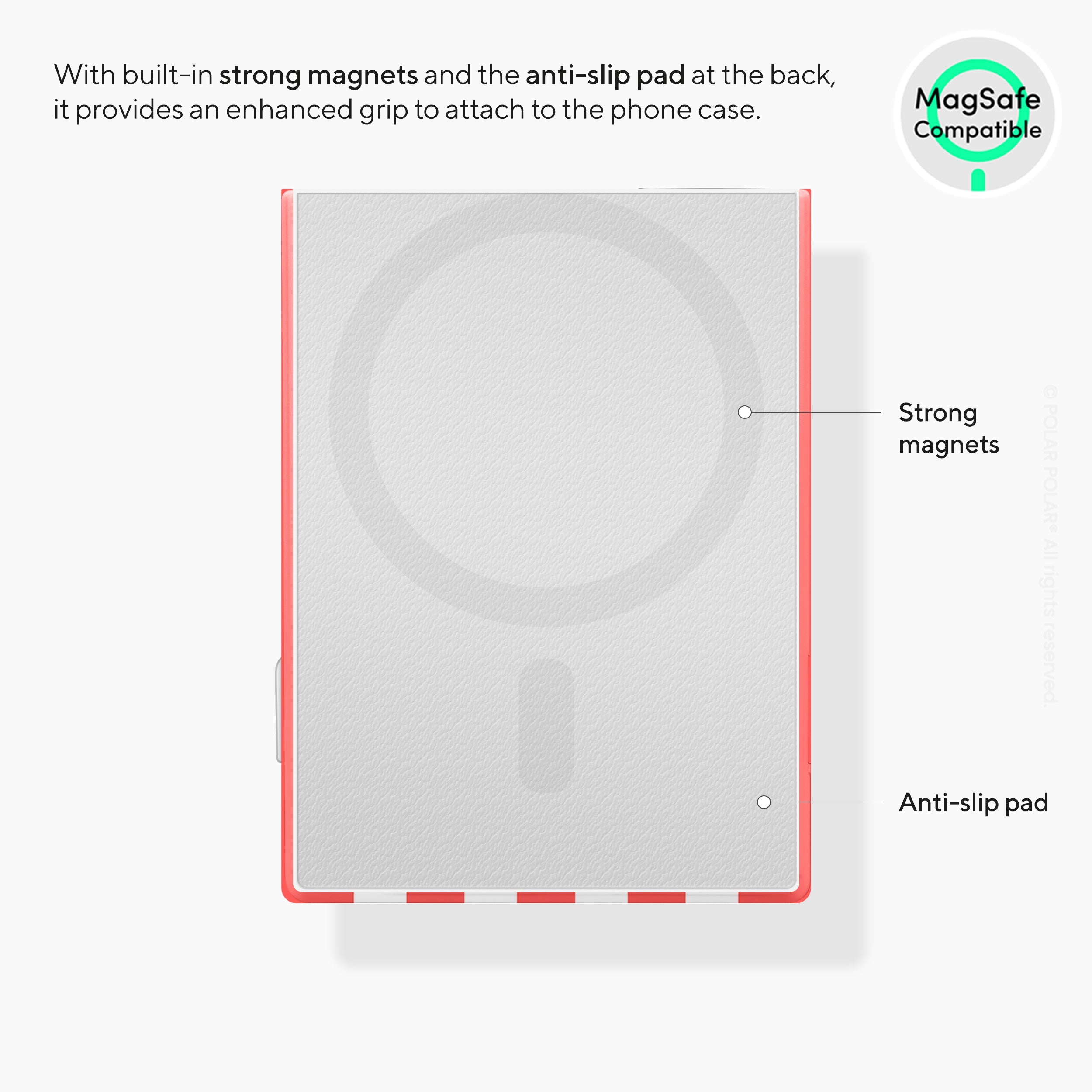 Scarlet Stripe MagSafe Wallet