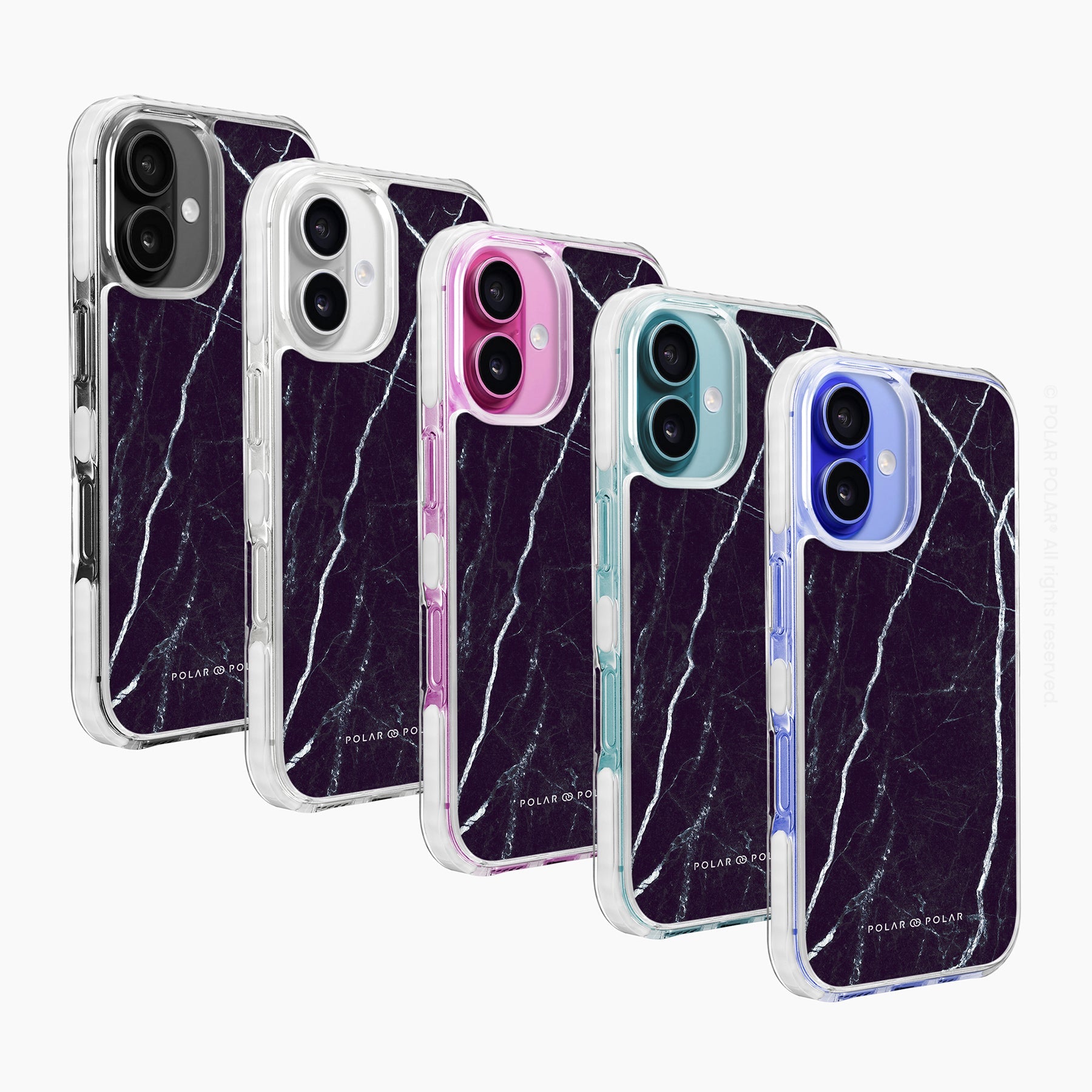 Secret Dark - iPhone 16 Clear Bumper MagSafe Case