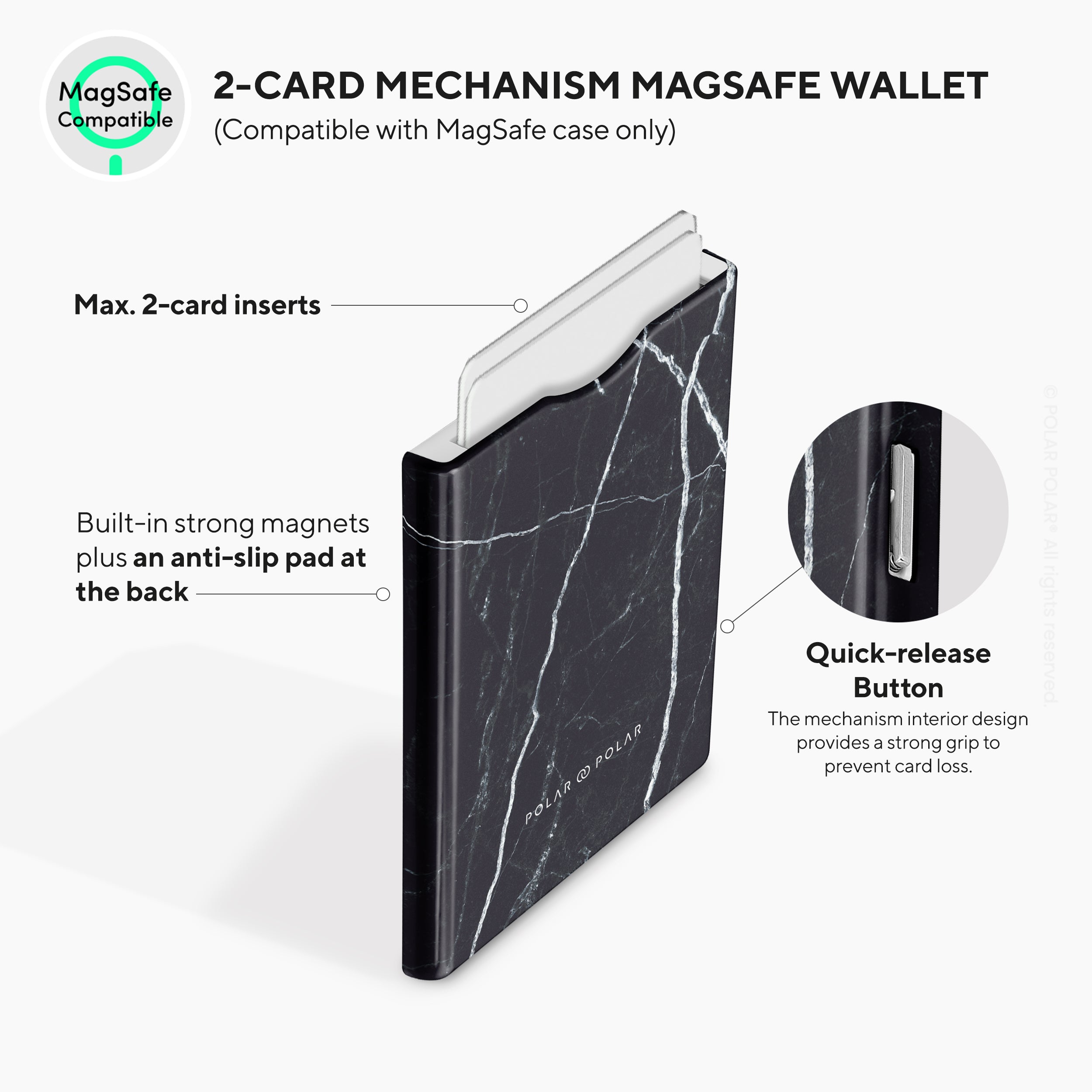 Secret Dark MagSafe Wallet