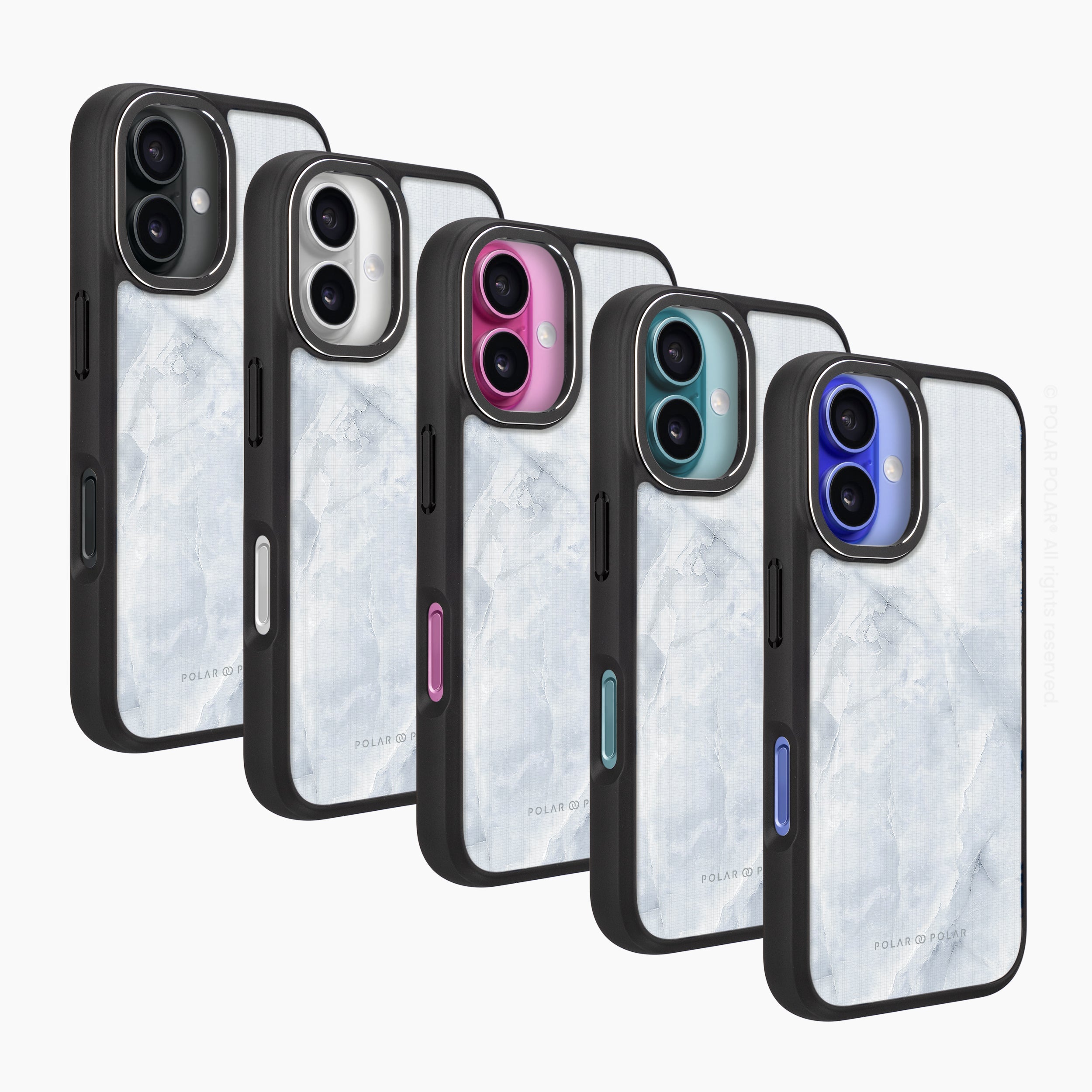 Snow Mountain - iPhone 16 Pro Frosted Black Bumper MagSafe Case