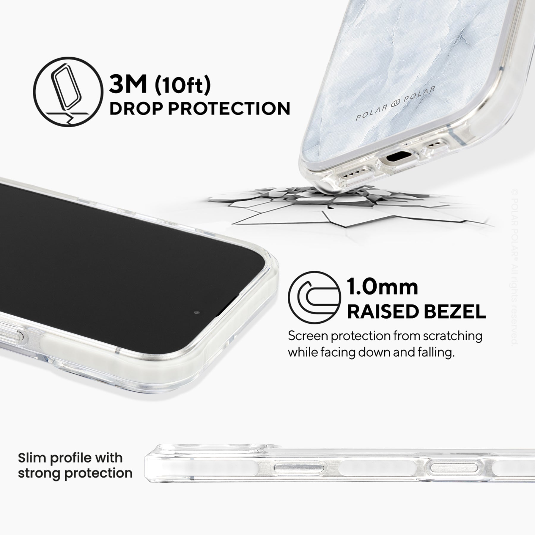 Snow Mountain - iPhone 16 Pro Clear Bumper MagSafe Case