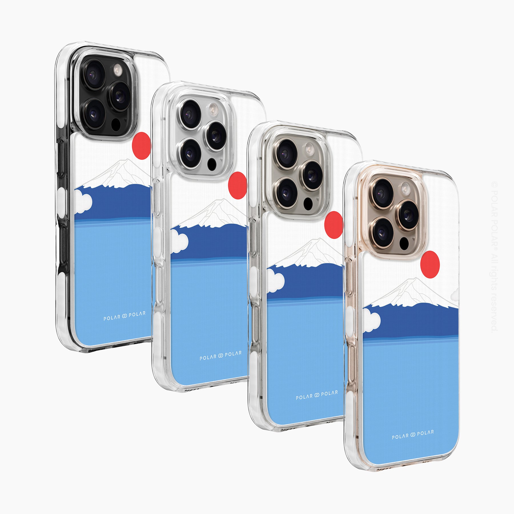 Summer Fujisan - iPhone 16 Pro Max Clear Bumper MagSafe Case