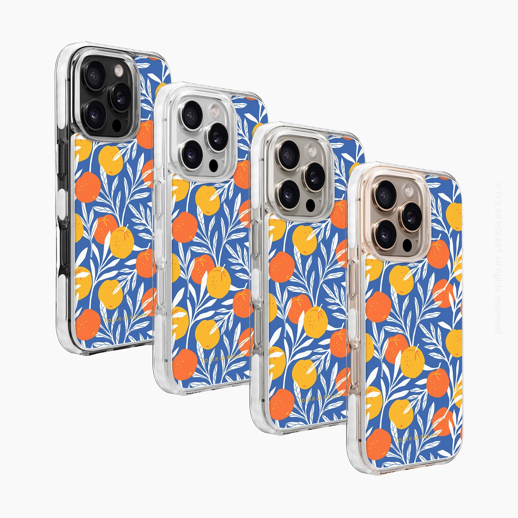 夏季橘子 - iPhone 16 Pro 透明邊防摔 MagSafe 手機殼
