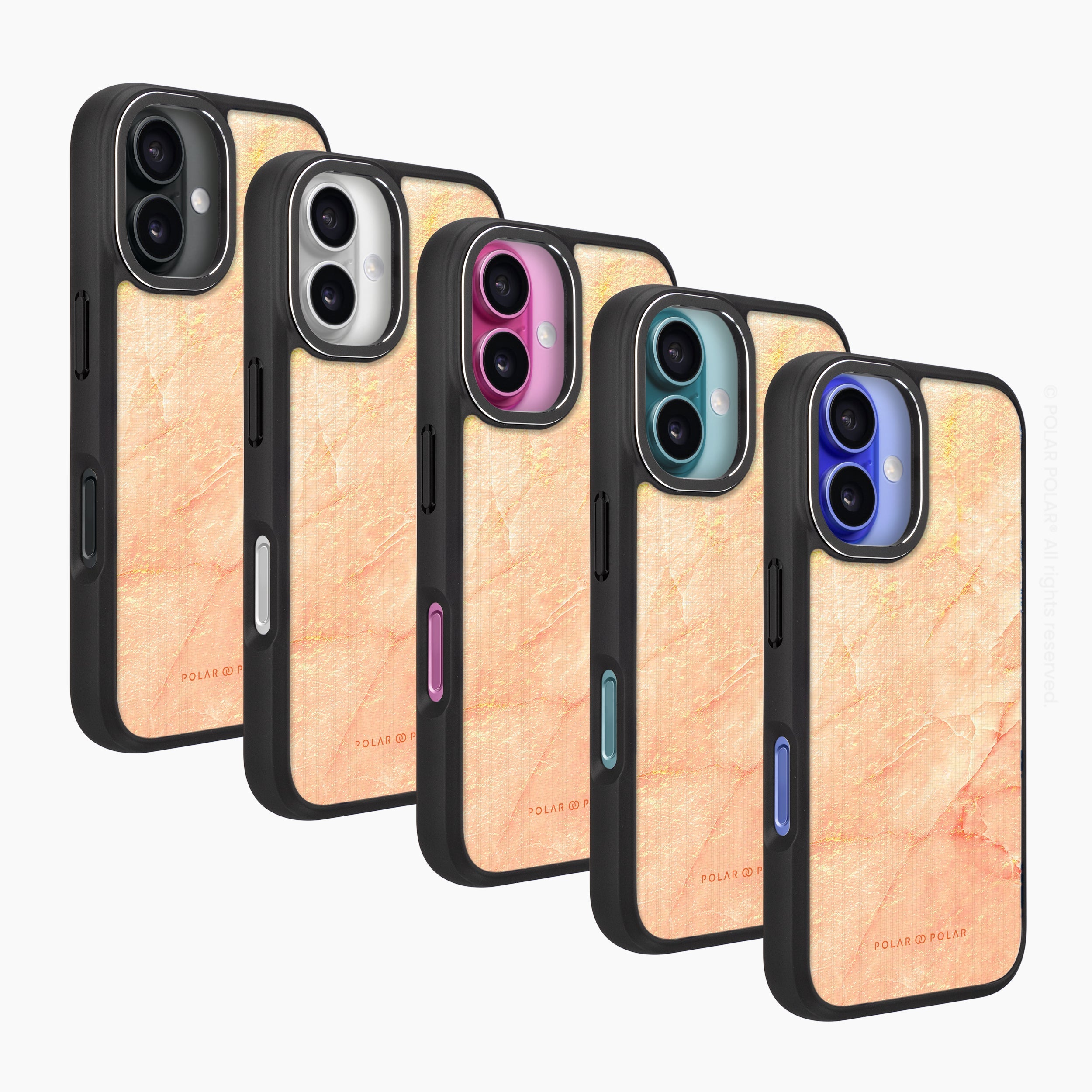 Sunset - iPhone 16 Pro Frosted Black Bumper MagSafe Case