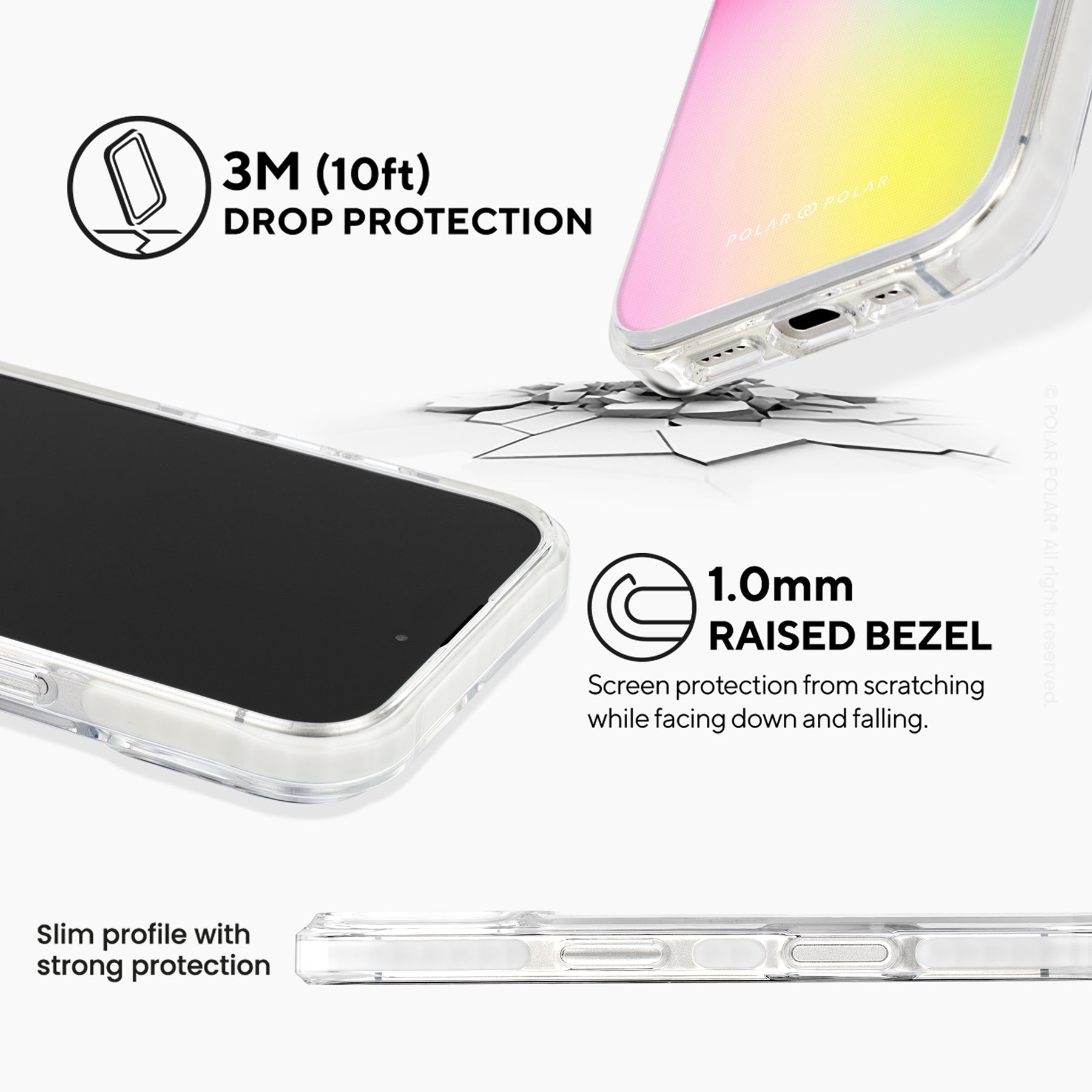Sweet Dream Holo - iPhone 16 Clear Bumper MagSafe Case