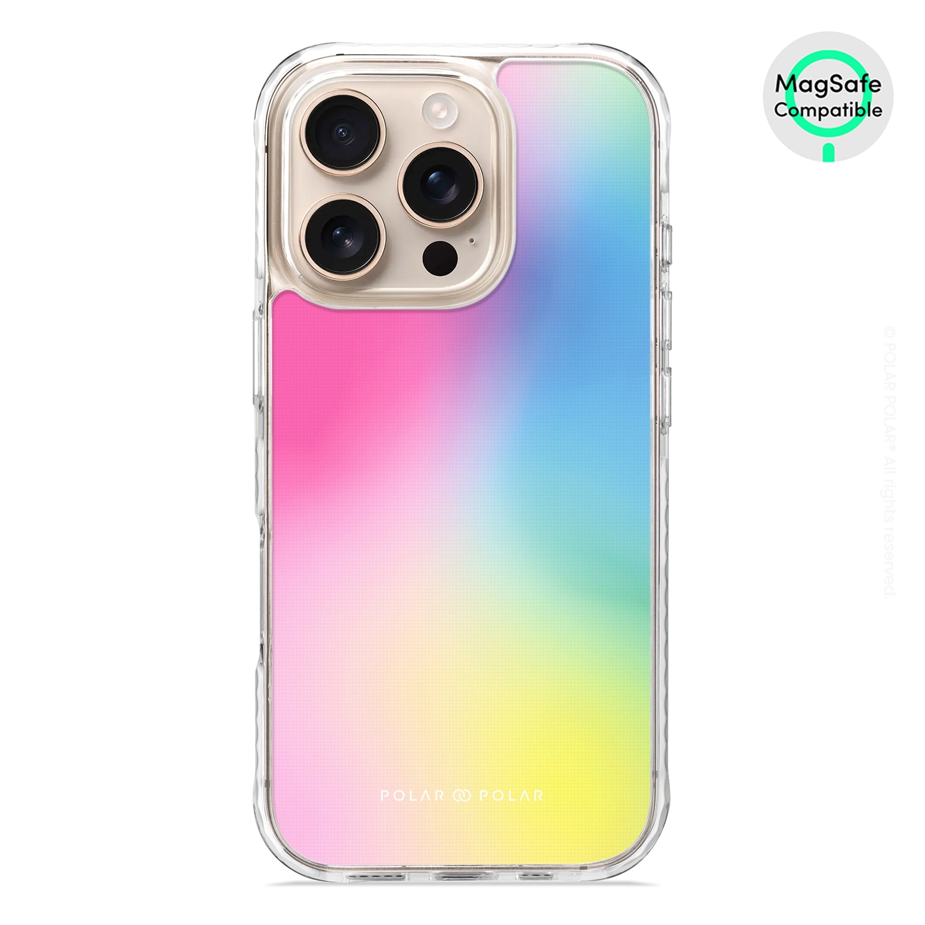 甜美夢兒 - iPhone 16 Pro 透明邊防摔 MagSafe 手機殼
