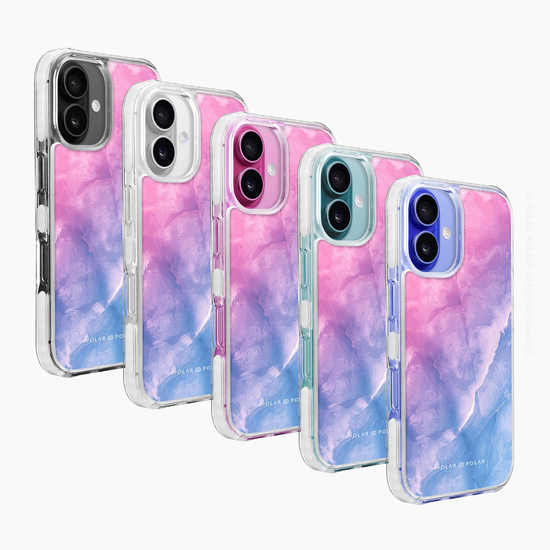 Sweet Rainbow - iPhone 16 Clear Bumper MagSafe Case