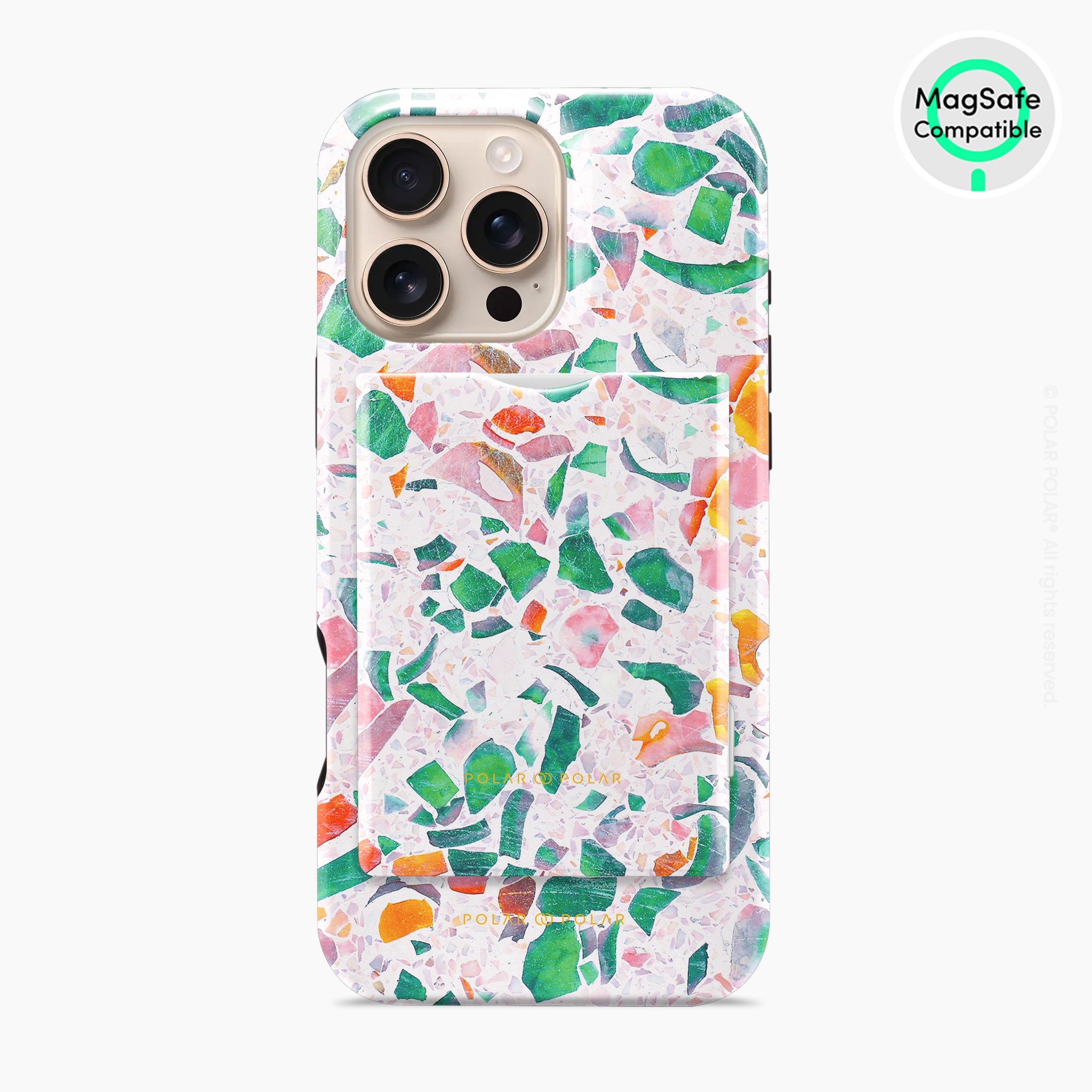 Terrazzo Lake Blue MagSafe Wallet