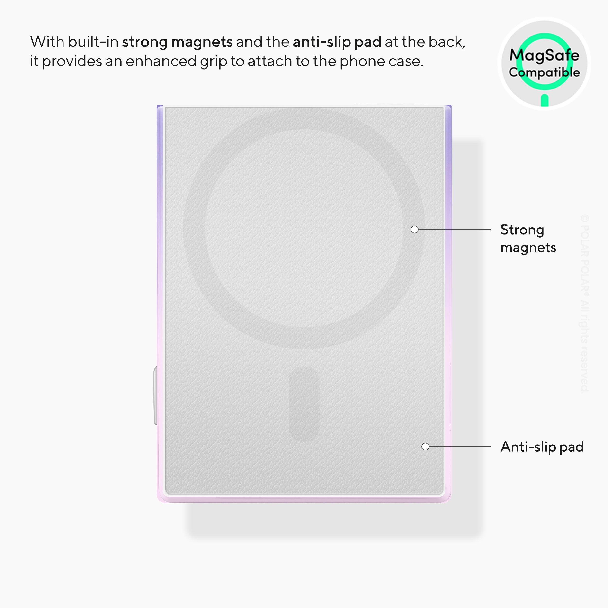 Violet Blue Pastel MagSafe Wallet