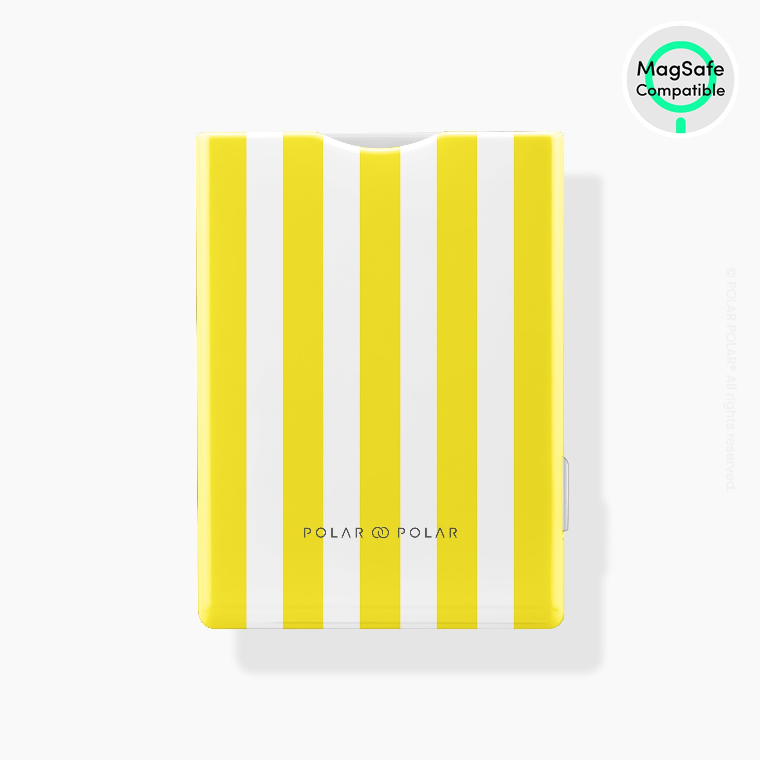 Yellow Stripe MagSafe Wallet
