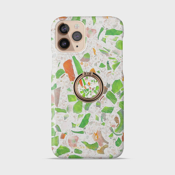 Terrazzo Green | Custom Phone Ring Holder