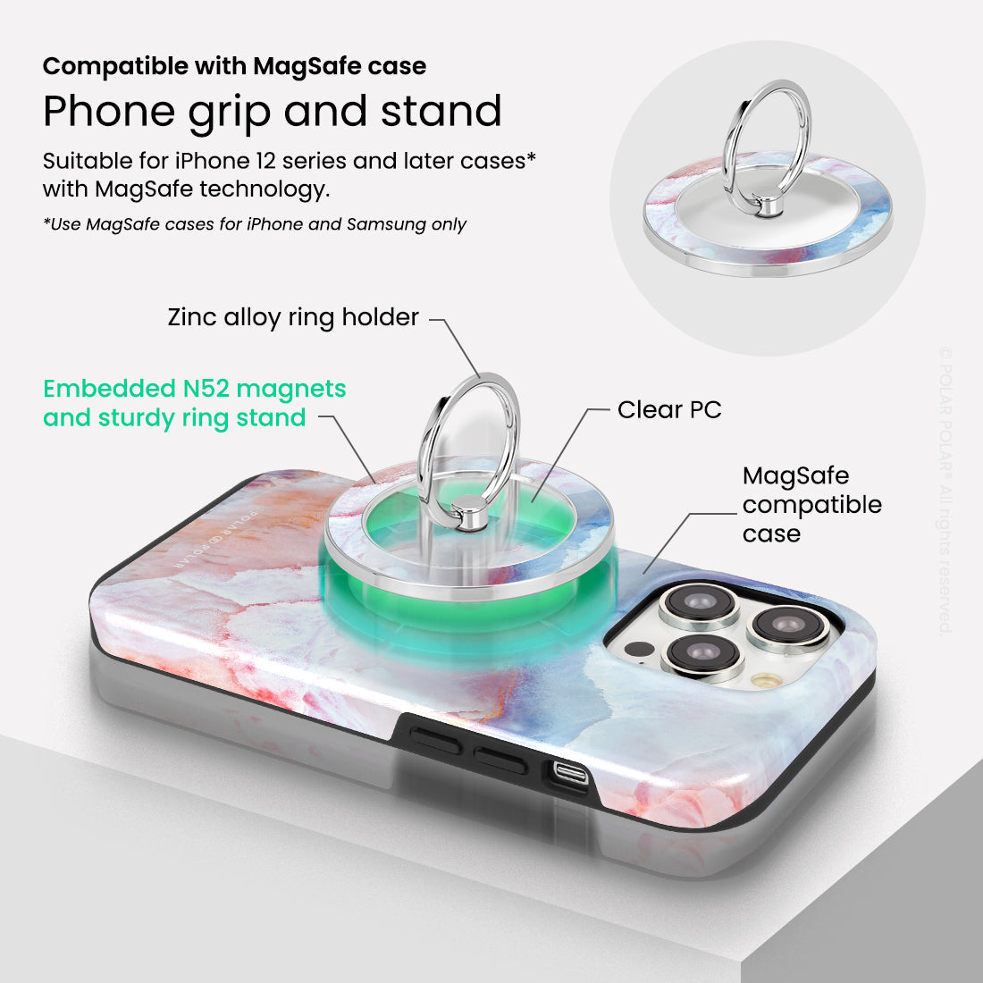 Standard_MagSafe Phone Grip and Ring Holder