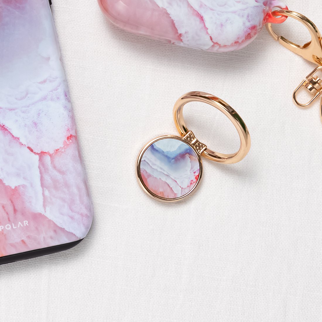 Almond Coast | Custom Phone Ring Holder  (Non-MagSafe)