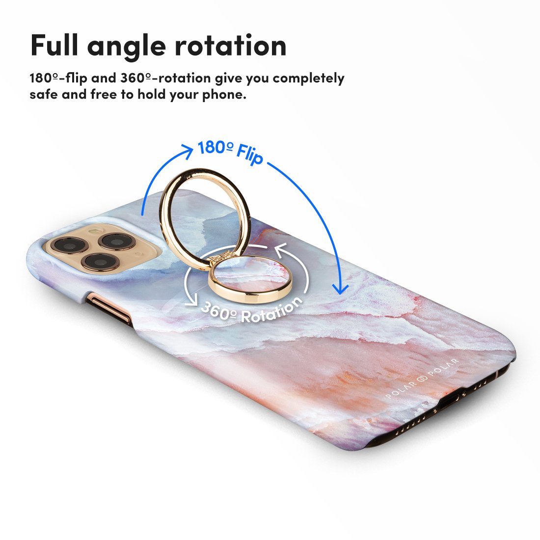 Almond Coast | Custom Phone Ring Holder  (Non-MagSafe)