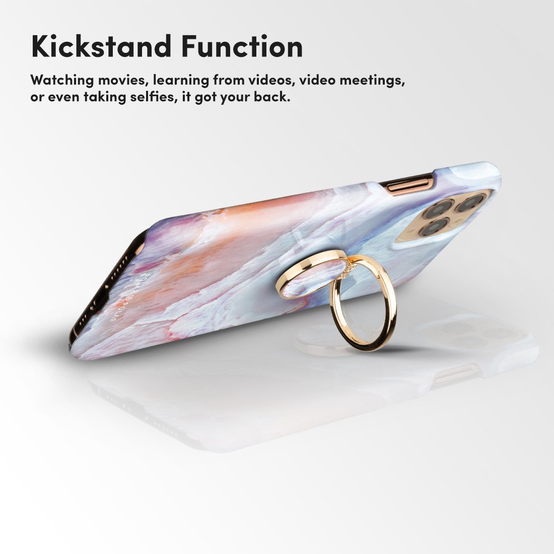 Almond Coast | Custom Phone Ring Holder  (Non-MagSafe)