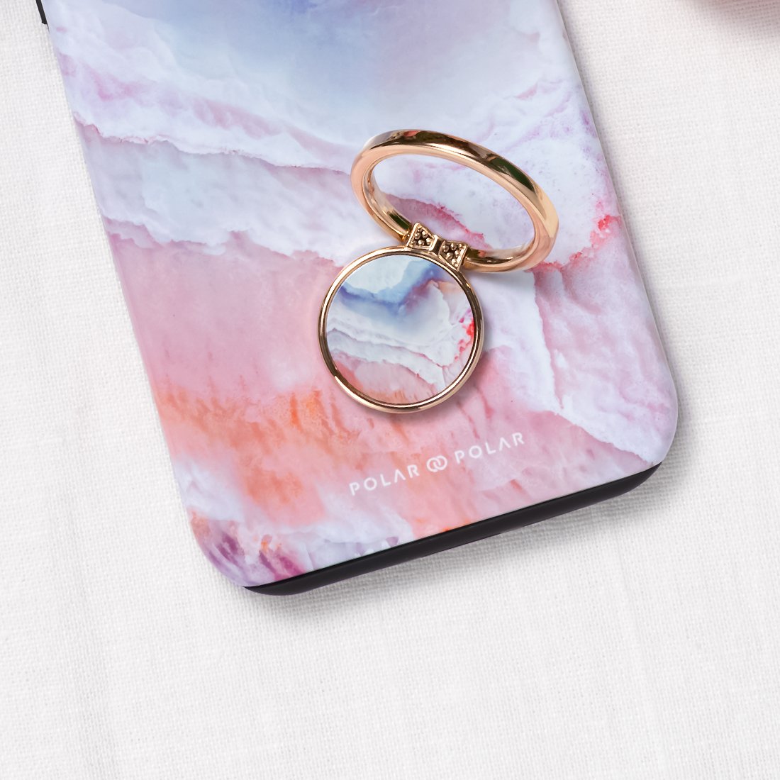 Almond Coast | Custom Phone Ring Holder  (Non-MagSafe)