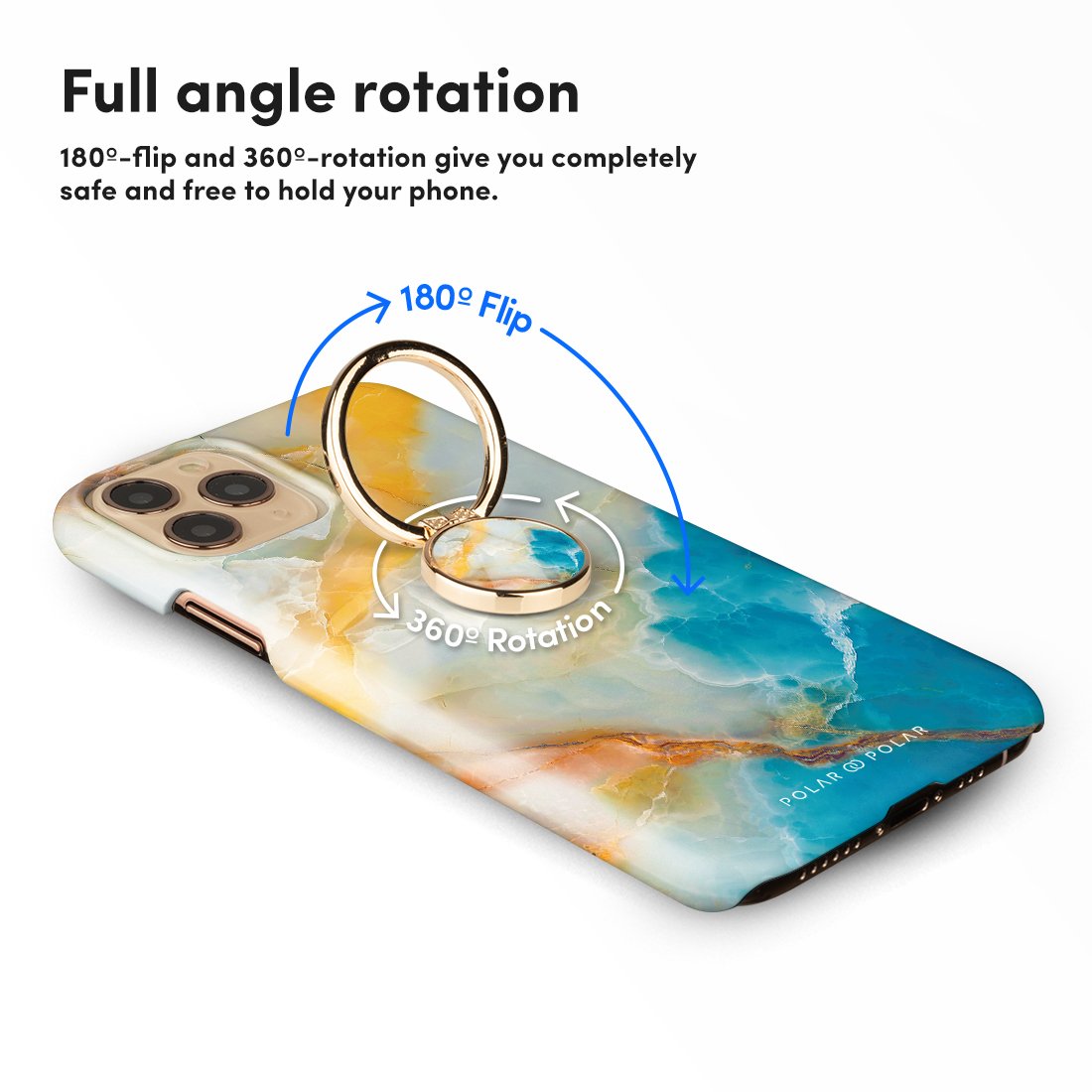 Aqua Sunlight | Phone Ring Holder  (Non-MagSafe)