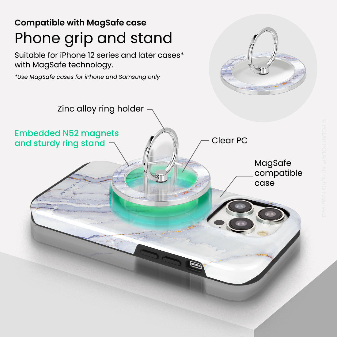 Standard_MagSafe Phone Grip and Ring Holder