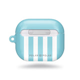 淡藍色直紋 | 客製化 AirPods 3 保護殼