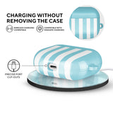淡藍色直紋 | 客製化 AirPods 3 保護殼