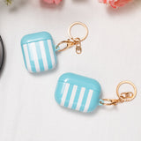 淡藍色直紋 | 客製化 AirPods 3 保護殼