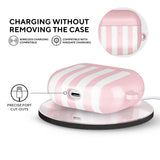 Baby Pink Stripe | Custom AirPods 3 Case