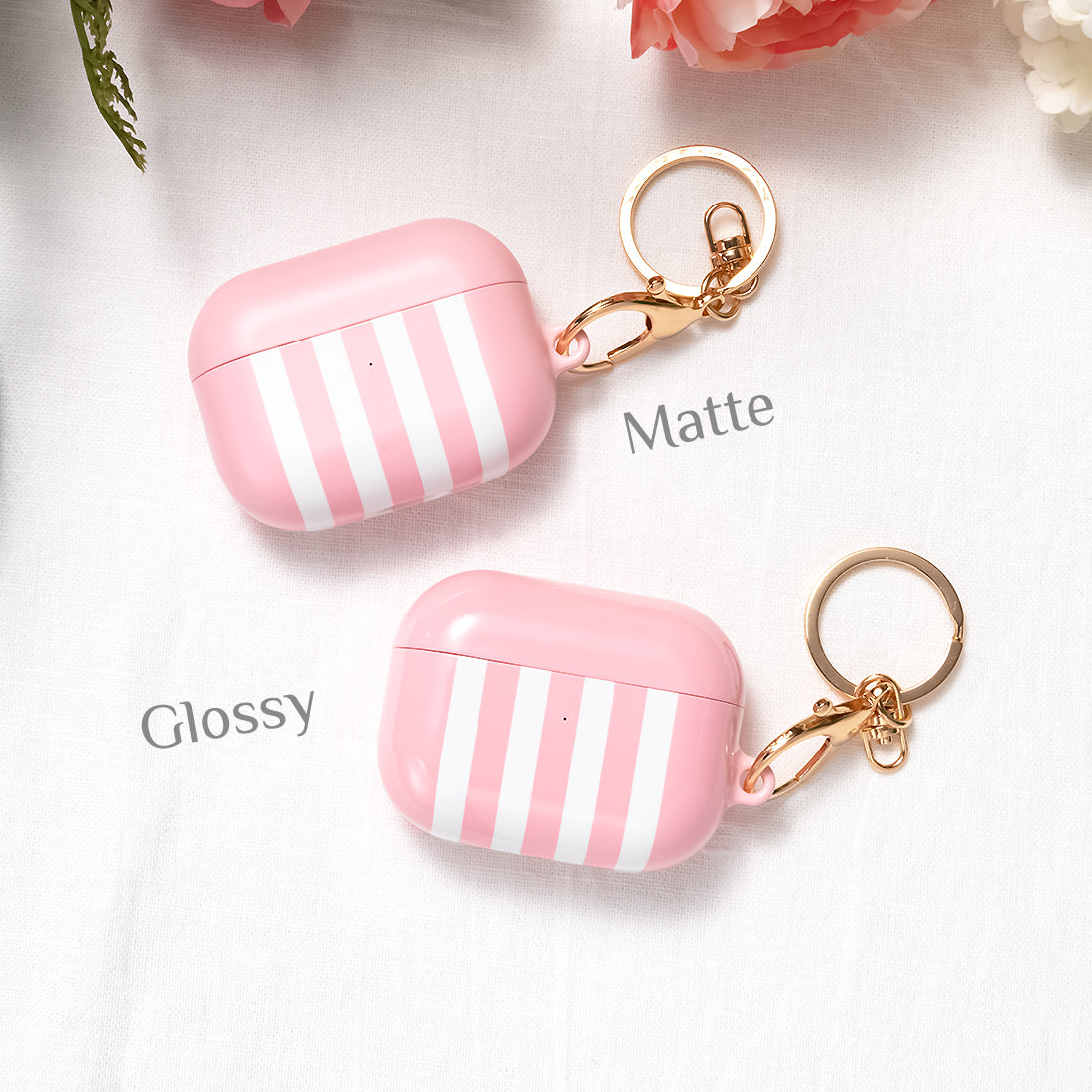 Baby Pink Stripe | AirPods 3 Case