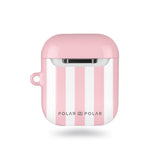 Baby Pink Stripe | Custom AirPods Case