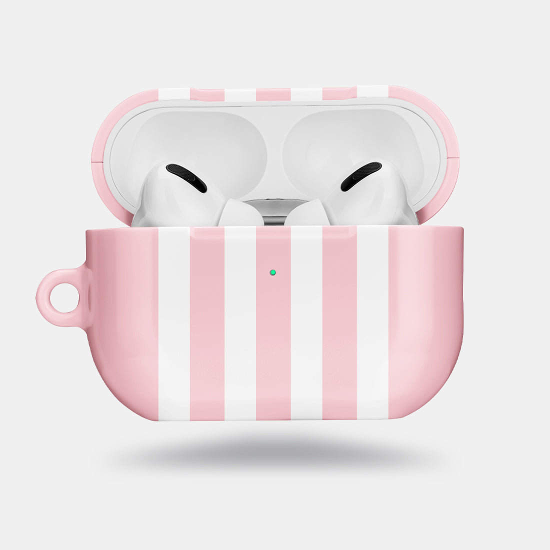 淺粉紅色直紋 | 客製化 AirPods Pro 2 耳機保護套