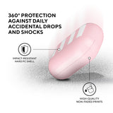 淺粉紅色直紋 AirPods Pro 保護殼