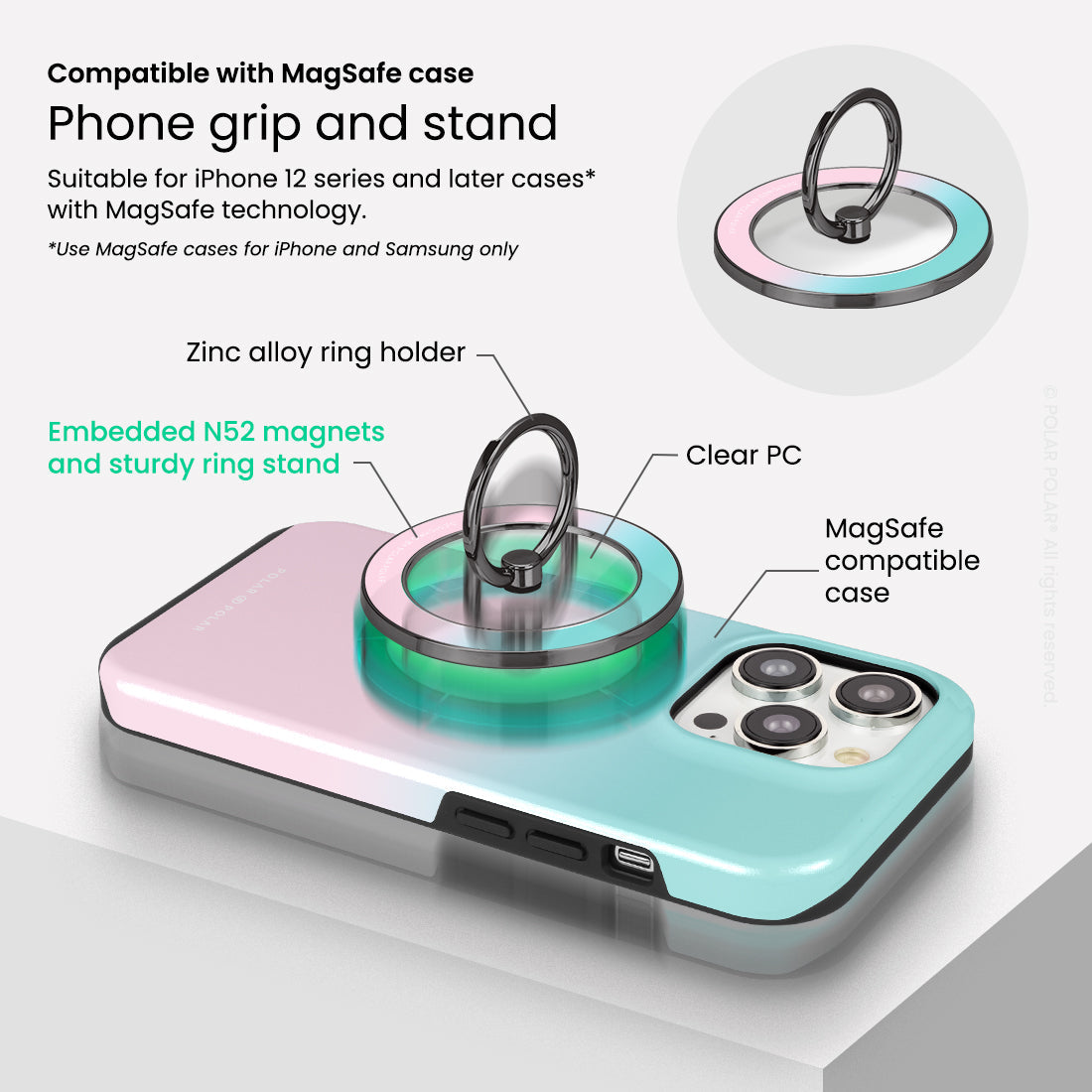 Standard_MagSafe Phone Grip and Ring Holder