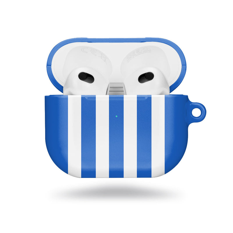 藍色直紋 | 客製化 AirPods 3 保護殼